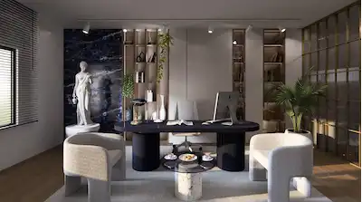 LUXORIUM PARK MELET’TE ANAYOLA CEPHELİ, PRESTİJLİ 2+1 SATILIK OFİS