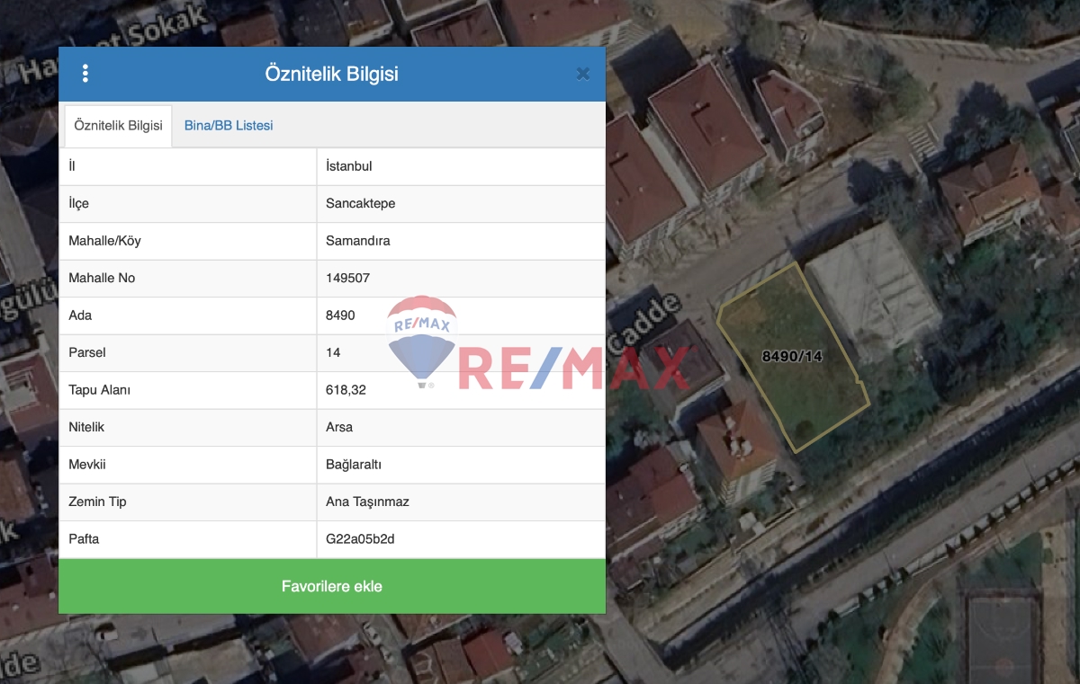 SANCAKTEPE OSMANGAZI'DE İMARLI, PROJEYE HAZIR ARSA FIRSATI!