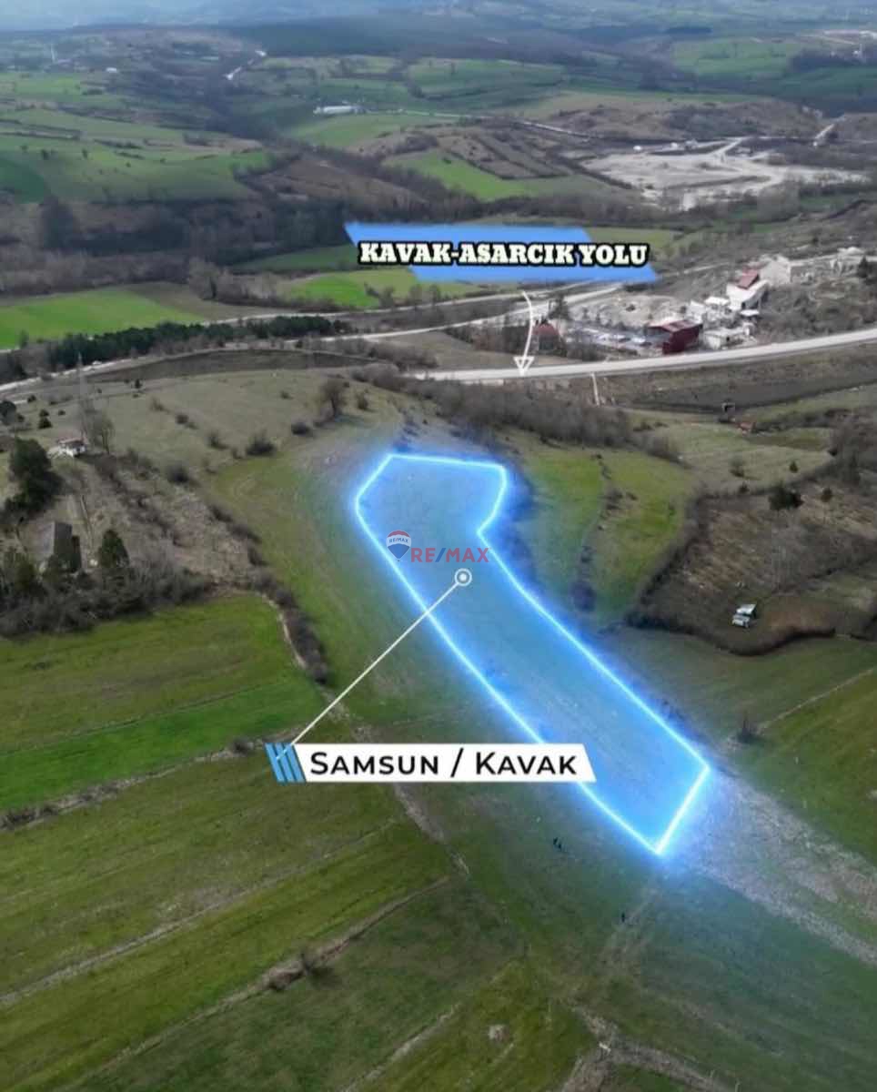 REMAX PARLA SAMSUN KAVAK SATILIK TARLA