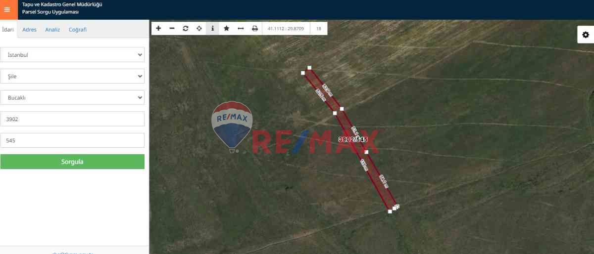 ERDAL TURAN'DAN MÜSTAKİL TEK TAPULU 1510 M2 AĞVA DENİZE 3.5 KM