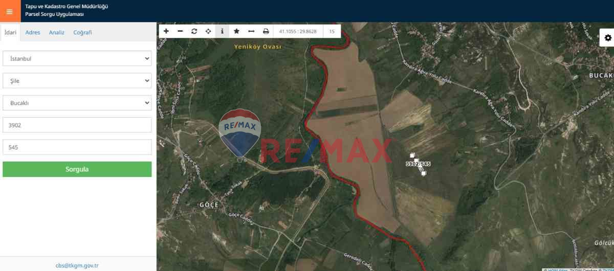 ERDAL TURAN'DAN MÜSTAKİL TEK TAPULU 1510 M2 AĞVA DENİZE 3.5 KM