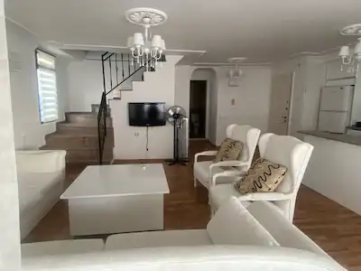 PLAJA 20 METRE EŞYALI KİRALIK DUBLEKS DAİRE