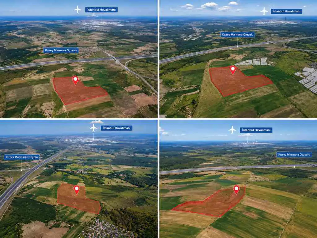 ÇATALCA NAKKAŞ SATILIK 400 M2 HİSSE