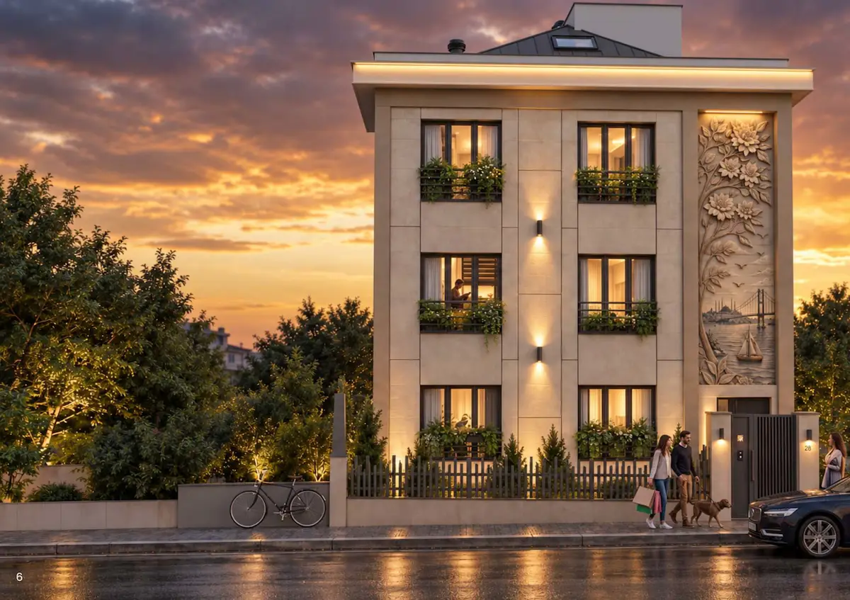 SULTANTEPEDE ESLORA PROJESİNDE 3+1, 2 BALKONLU DAİRE