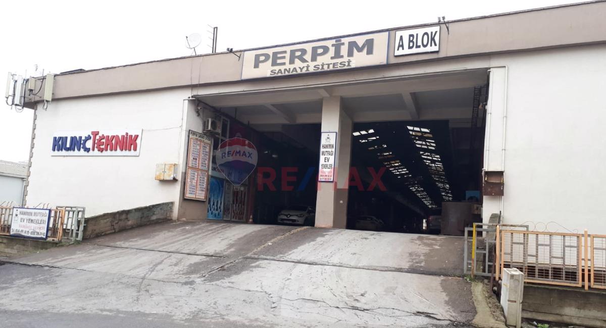 PERPİM SANAYİ SİTESİNDE ASMA KATLI 120 M2 DÜKKAN-İMALATHANE