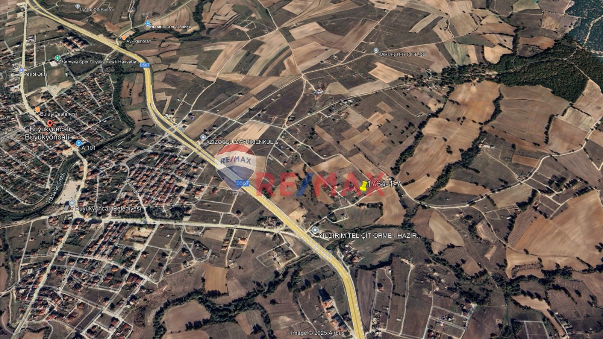 TEKIRDAĞ SARAY BÜYÜKYONCALI'DA YOL KENARI 7 PARSEL SATILIK ARSA