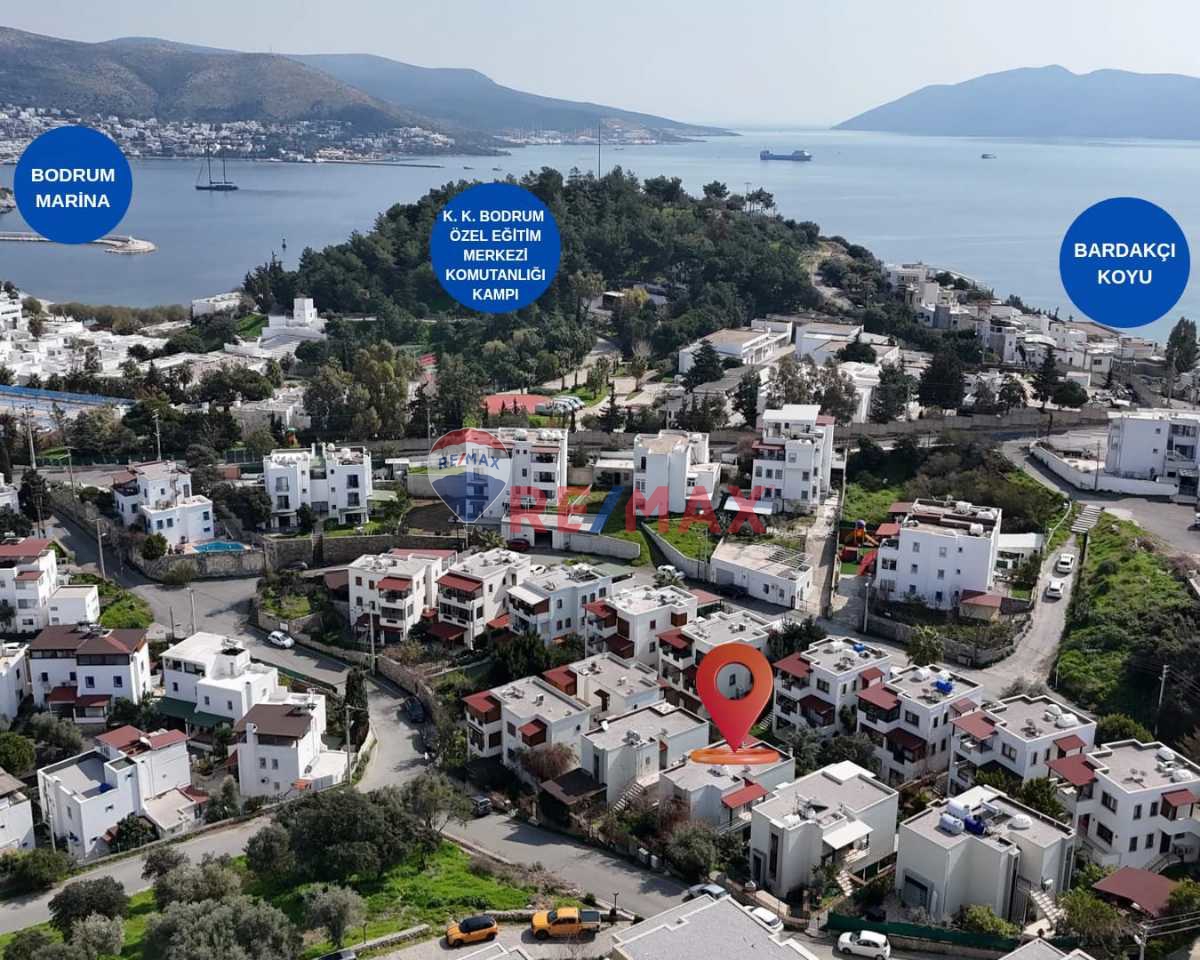 SATILIK 3+1 BAHÇE DUBLEKSİ BODRUM  ESKİÇEŞME'DE MARİNA'YA YÜRÜME MESAFESİNDE  