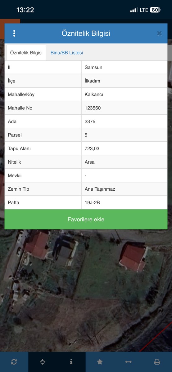 KALKANCA’DA KÖŞE PARSEL 723 M2 KAT KARŞILIĞI ARSA