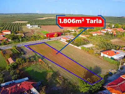 RE/MAX İNCİ'DEN MANİSA AKHİSAR'DA 1.806 M² İMAR İÇERSİNDE SATILIK TARLA 