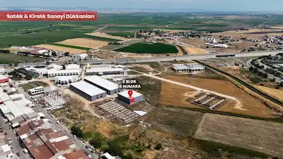 BİGA SANAYİ BÖLGESİ E BLOK 5 NO'LU KİRALIK İŞ YERİ