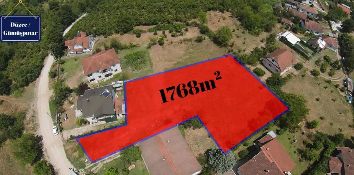 REMAX SOFT 1768 M2 GÜMÜŞPINARDA İMARLI YOLA CEPHELİ FIRSAT ARSA