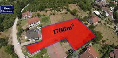 REMAX SOFT 1768 M2 GÜMÜŞPINARDA İMARLI YOLA CEPHELİ FIRSAT ARSA