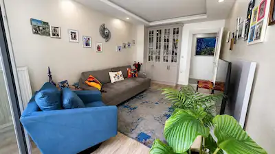 SUN MARİNE'DE PANAROMİK DENİZ MANZARALI ÖZEL TASARIM LÜKS 3+1