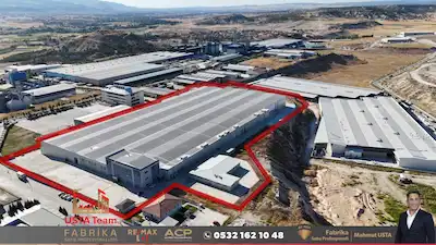 KÜTAHYA 1.OSB' DE 45.000M² KAPALI ALAN,AVANTAJLI SATILIK FABRİKA