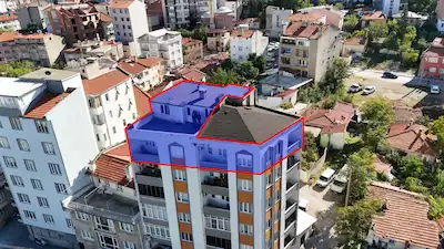 REMAX MİD HACI İSMAİL MH SATILIK AYRI GİRİŞLİ ÜST ALANI TAPUYA DAHİL 3+1 DAİRE