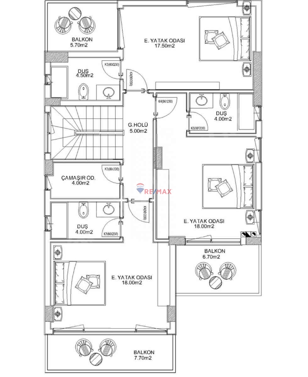 REMAX PARLA'DAN ATAKUM ÇATALÇAM'DA 4+1 SATILIK LÜX VİLLA