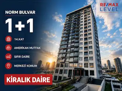 YENİMAHALLE BATIKENT YUVAKÖY’DE SIFIR 1+1 | 14. KAT | BALKONLU | MERKEZİ ISITMA