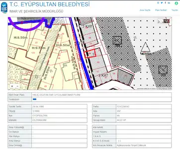 EYÜP AKARÇEŞME 3,5 KAT İMARLI BİTİŞİK 3 ADET PARSEL 149 M2