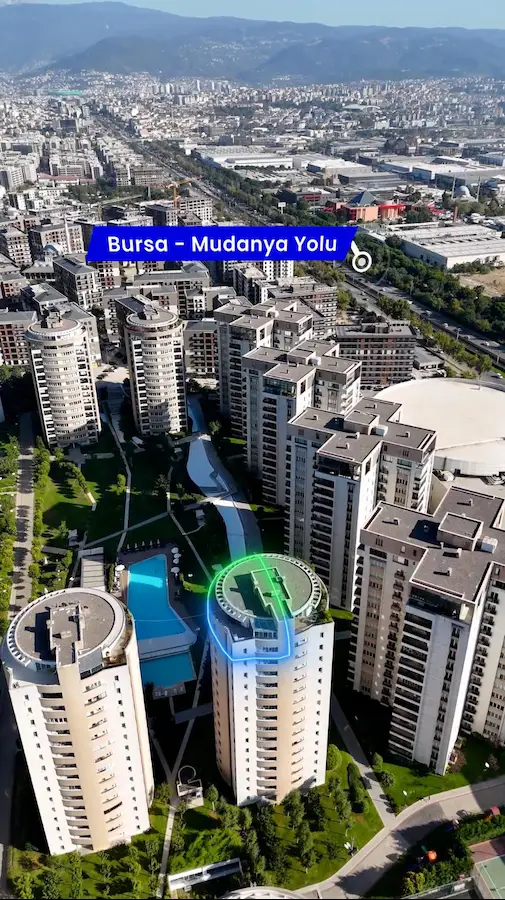 REMAX ADVANTAGE'DAN KORUPARK 1.ETAP GÖZ ALICI MİMARİ, ŞEREFİYELİ VE TAM DONANIMLI EŞYALI DUBLEKS