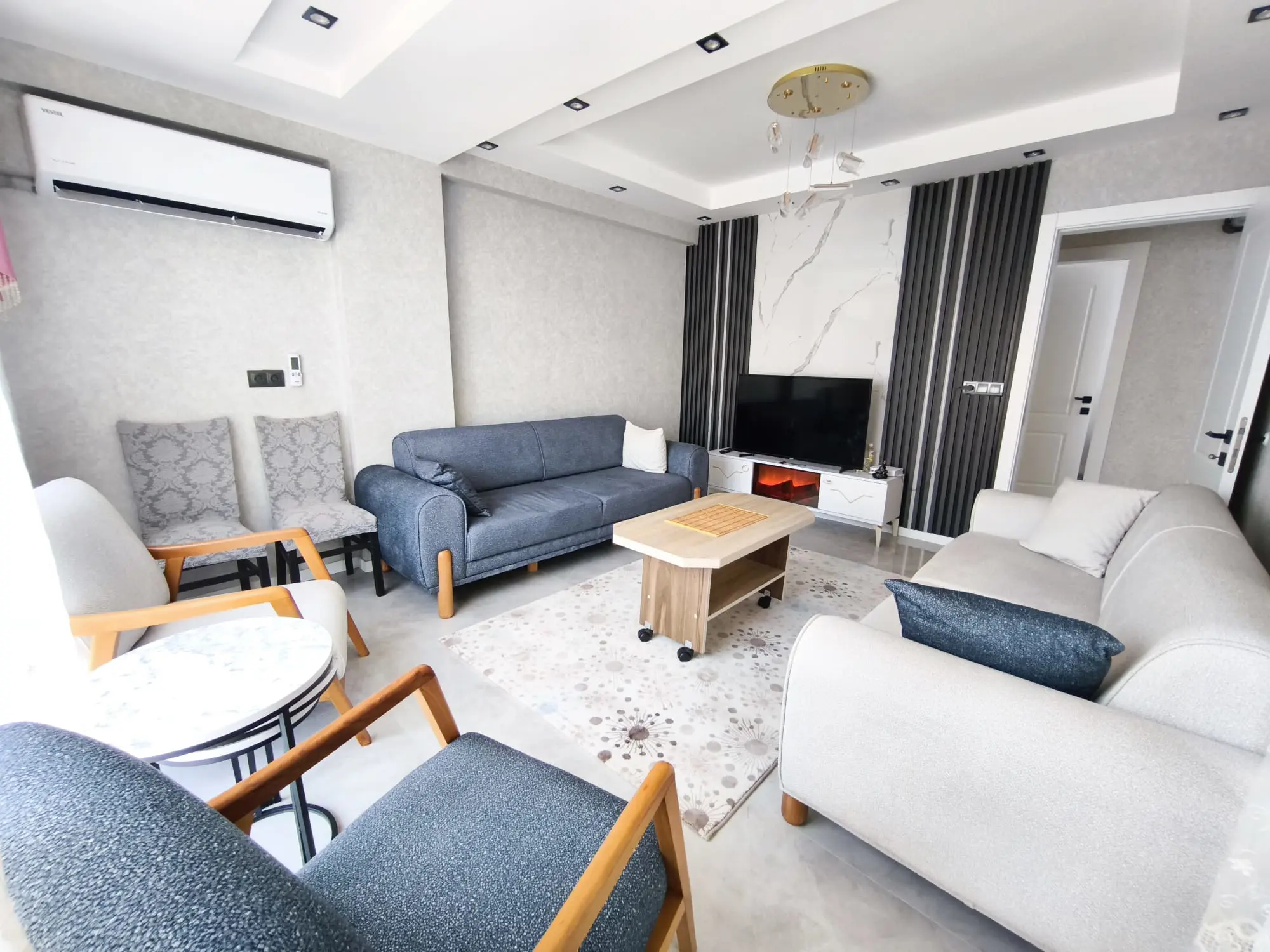 REMAX MODEL DEN GÜMÜŞÇAY GÜLTEPE DE 2+1 SIFIR EŞYALI LÜKS KIRALIK DAIRE