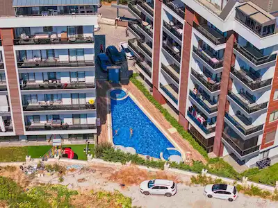 ALANYA TOSMURDA DENİZE 500 MT | 1+1 EŞYALI SATILIK
