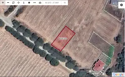 ÇANAKKALE BİGA ÇEŞMEALTINDA SATILIK 500 M2 İMARLI VİLLA ARSASI.