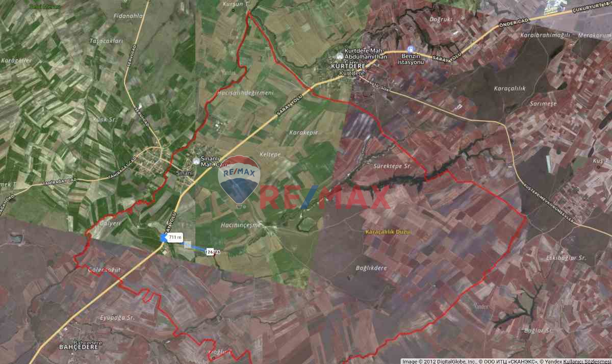 YATIRIMCIYA UYGUN! TEKIRDAĞ SARAY / SINANLIDA 4.250M² TARLA