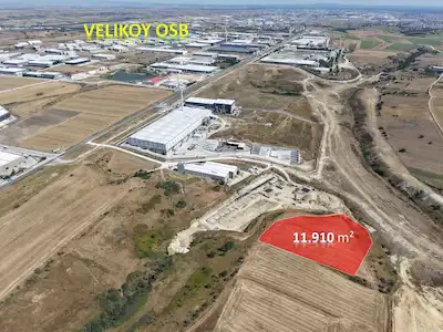 UFUKCAN ÖZGÜNDÜZ'DEN,VELİKÖY OSB BÖLGESİNDE KÖŞE SANAYİ ARSASI