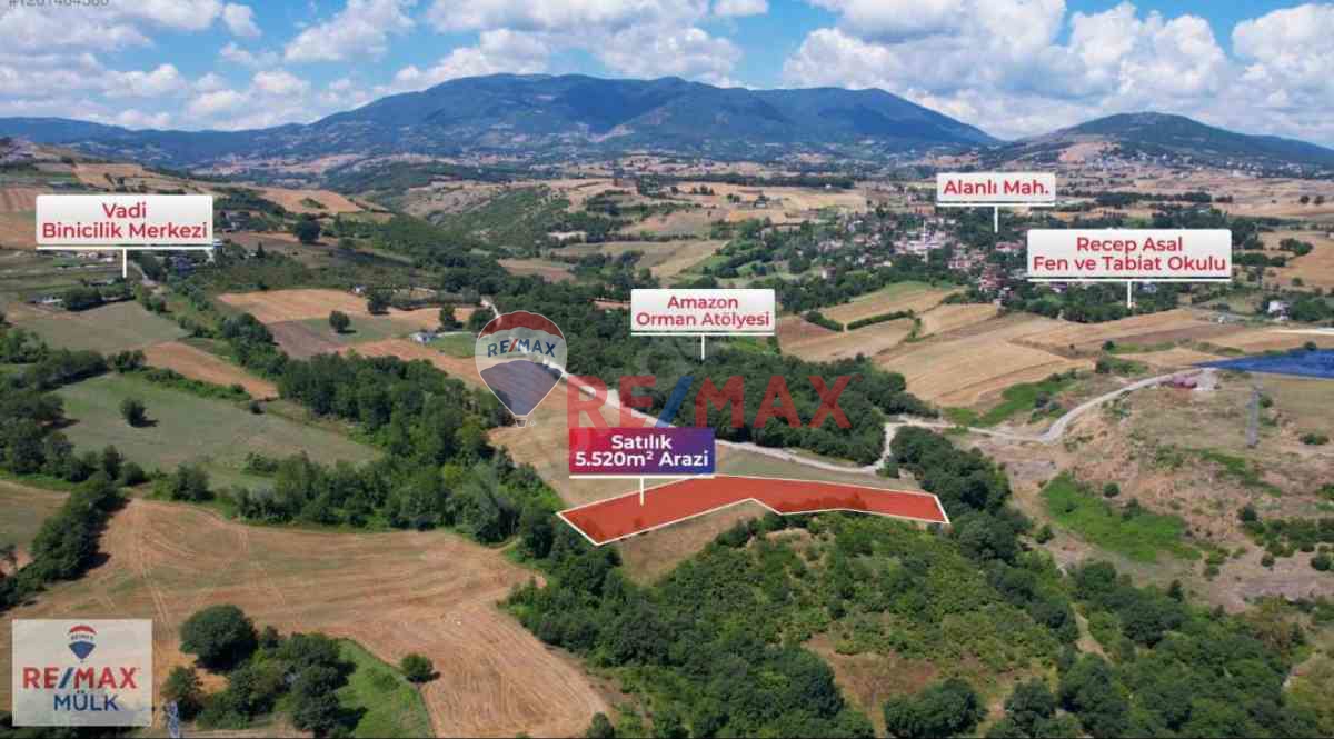 ATAKUM KAMALI'DA SATILIK 5520 M² TARLA