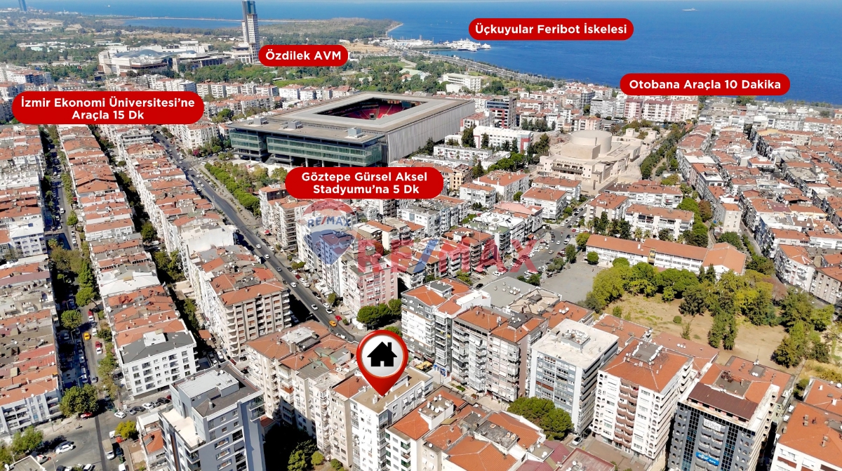 İZMİR POLİGON’DA 3+1 KİRALIK DAİRE – İNÖNÜ CADDESİ ÜZERİ, METRO VE SAHİLE YÜRÜYÜŞ MESAFESİNDE