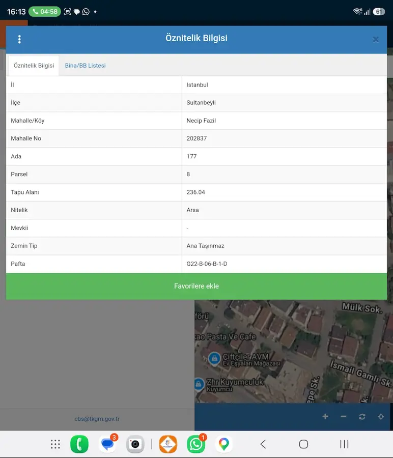REMAX ASHILL ISTANBUL SULTANBEYLI' DE 236 M2 SATILIK IMARLI ARSA