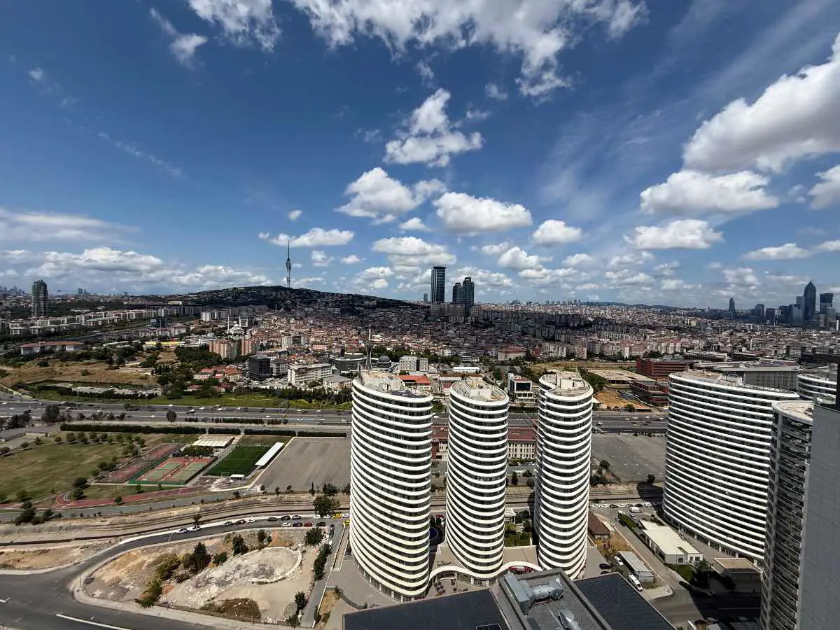 YENİ FİKİRTEPE 5. ETAP 23. KAT ÇAMLICA VE ŞEHİR MANZARALI 1+1