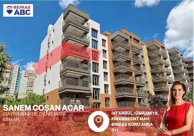 REMAX ABC SANEM COŞAN ACAR'DAN SİNPAŞ KORU AURA’DA 3+1 | 95 NET M² | AÇIK MUTFAK | PEYZAJ CEPHELİ