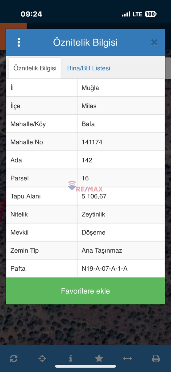 MİLAS BAFA’DA SATILIK YATIRIMLIK ZEYTİNLİK