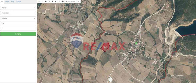 EMAX FREKANS TAN İHSANİYEDE SATILIK TARLA