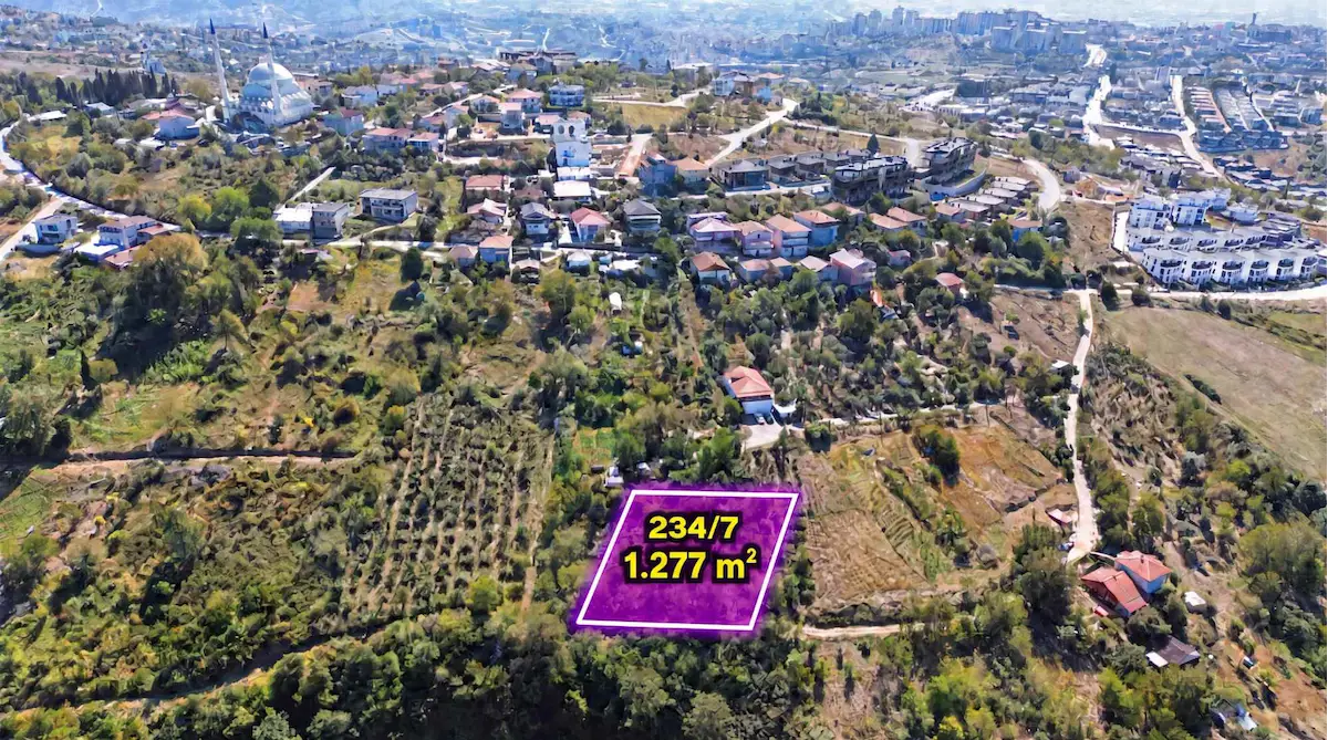 İZMİT KABAOĞLU'NDA 1.277 M2 MÜSTAKİL PARSEL İMARLI ARSA