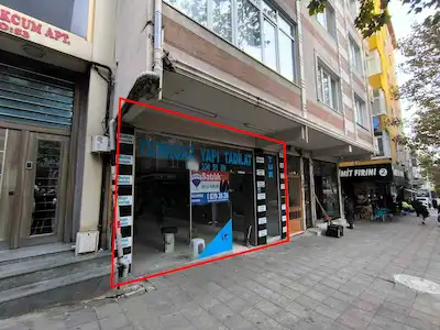 ÇORLU ŞINASI KURŞUN CADDESI ÜZERINDE TABELA DEĞERI YÜKSEK CADDE CEPHE SATILIK DÜKKAN/MAĞAZA