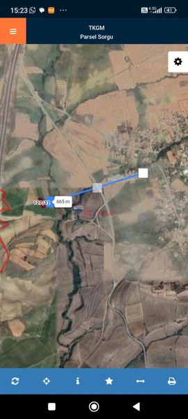 TEKIRDAG MALKARADA KOYE VE YOLA YAKIN 1277M2 CAYIR