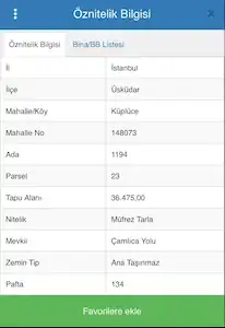 ÜSKÜDAR KÜPLÜCE’DE HİSSELİ SATILIK ARAZİ