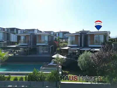 HAUS INFINITY 14 KÖŞE ÖZEL BAHÇE FULL DENİZ MANZARALI 3+1 VİLLA