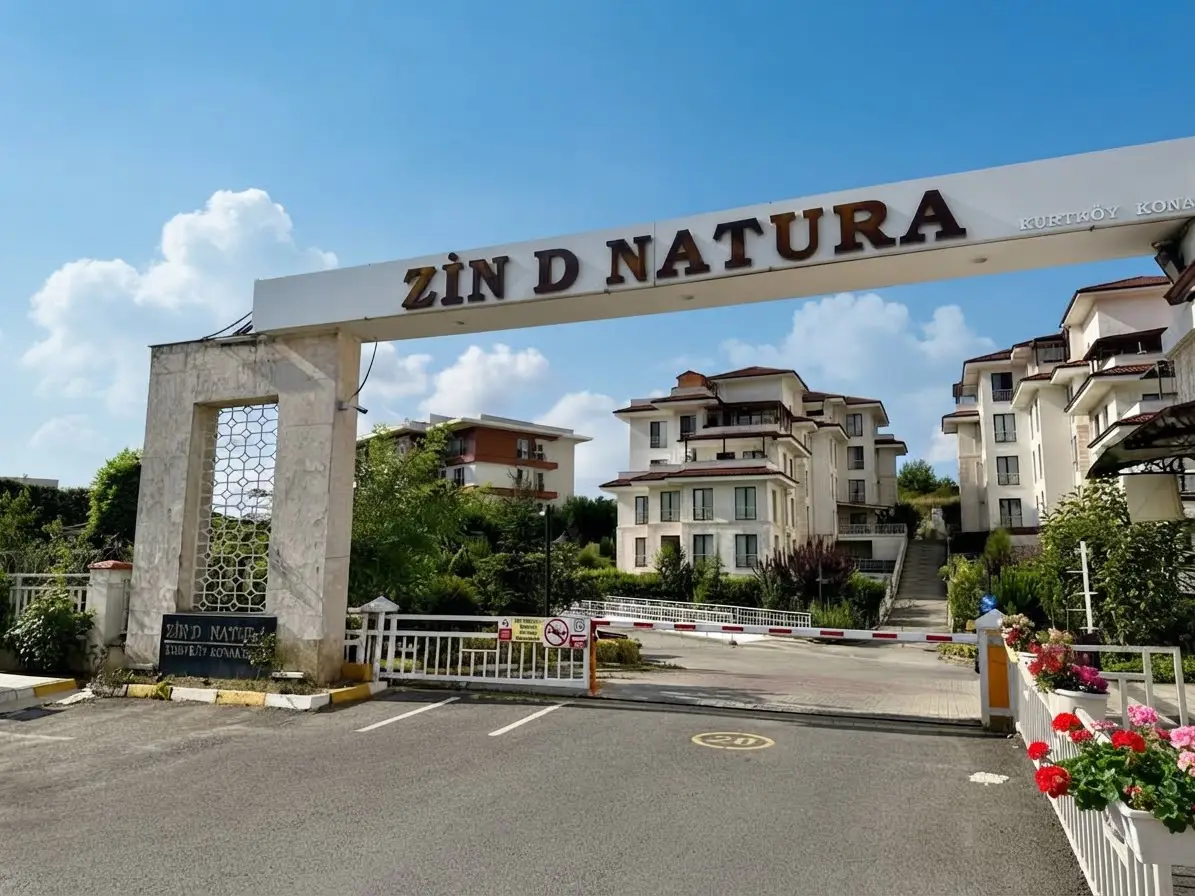 KURTKÖY ZİN D NATURA KONAKLARI 135 M2 ÖZRL BAHÇELİ 2+1 SATILIK DAİRE