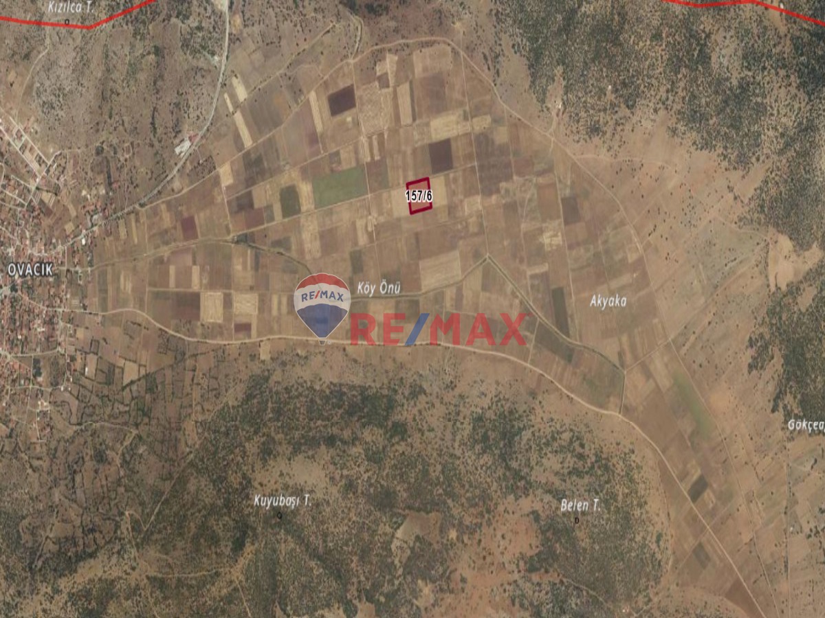 REMAX MODELDEN TAVAS OVACIK MAH SATILIK VERIMLI TARLA