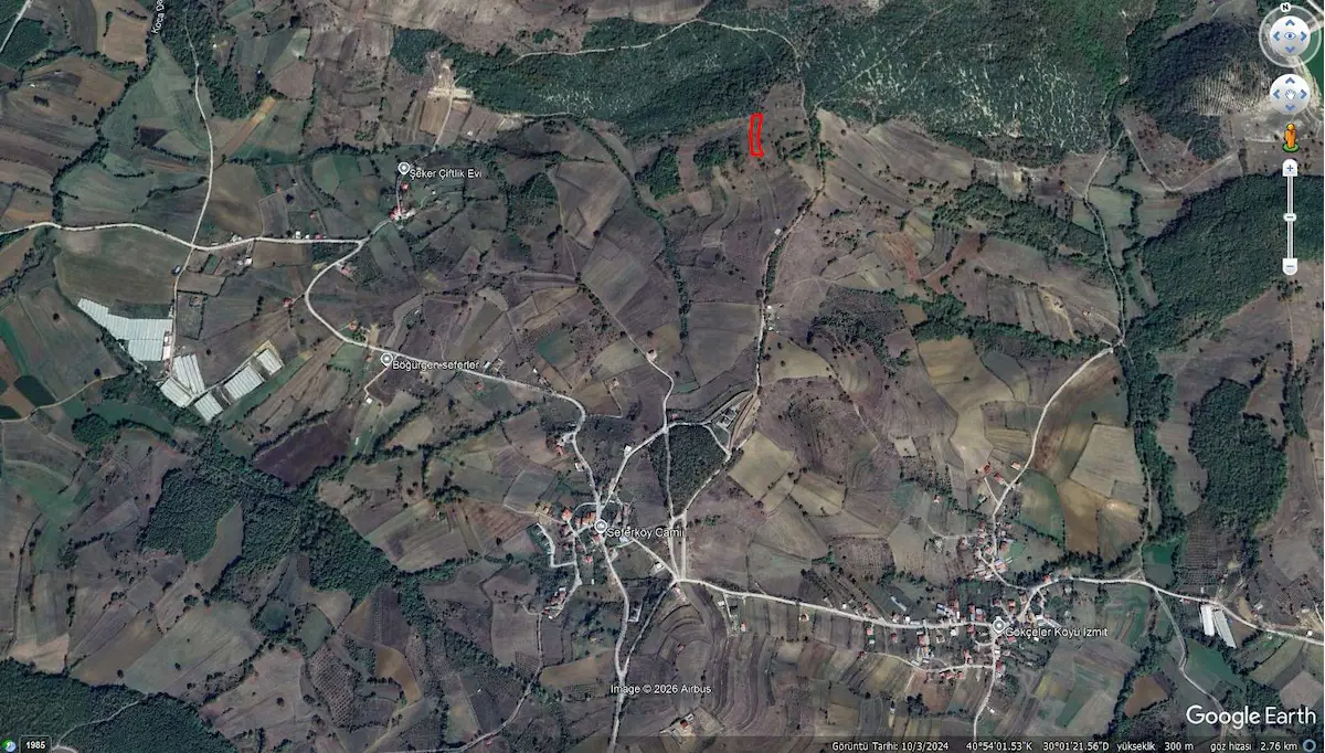 KOCAELİ İZMİT BÖĞÜRGEN MAH. 1900 M2 SATILIK FIRSAT ARAZİ