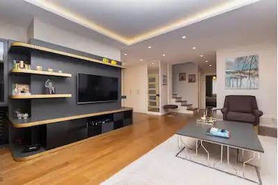 ETİLER'DE SİTE İÇERİSİNDE KİRALIK FULL EŞYALI 3+2 ÇATI DUBLEKSİ