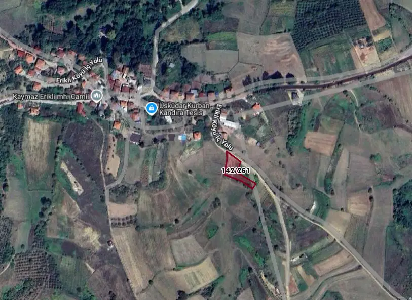 KANDIRA KAYMAZERİKLİ YOLA CEPHE İMARLI 1198 M² SATILIK TARLA