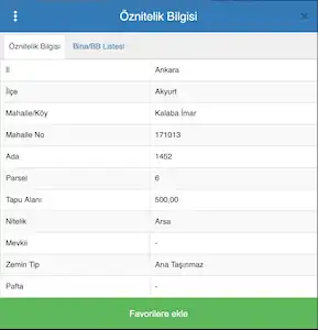AKYURT- KALABA DA 500 M2 4 KAT İMARLI KÖK TAPU ARSA