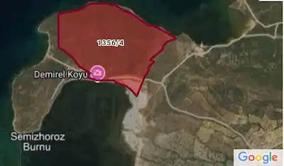 AYVALIK CUNDA ADASI NAMIK KEMAL MAH.’DE SATILIK TARLA