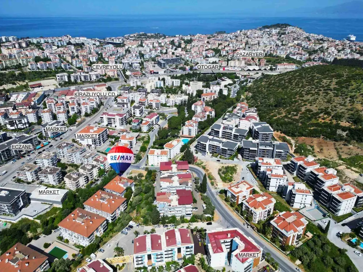 KUŞADASI’NDA SATILIK SITE IÇI DAIRE :  DOĞAYLA İÇ İÇE, HUZURLU VE AYRICALIKLI BIR YAŞAM