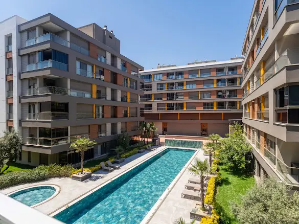 🏆 ÖDÜLLÜ ZEYTİNPARK RESIDENCE'DA TAM HAVUZ MANZARALI 2+1 DAİRE