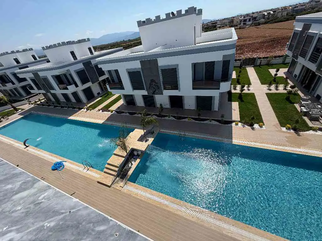 DİDİM’DE SIFIR 3+1 VİLLA | ÇİFT CEPHE, BALKON, KREDİYE UYGUN